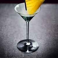 Upside-Down Martini 