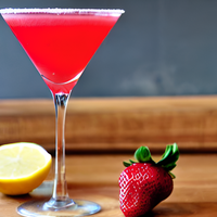 Strawberry Lemon Drop Martini 