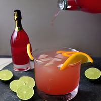 Champagne Rum Punch 