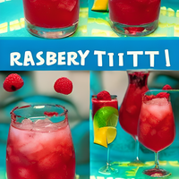 Raspberry Tiki Twist Punch 